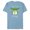 Ocean Blue, variant on Star Wars Grogu Mandalorian Keeping It Cute on My Birthday - Short Sleeve Blended T-Shirt for Adults - Customized-Dark Heather
