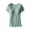 Green, variant on Leesechin Maternity Shirts Pregnant Womens Nursing Color Round Neck Short Sleeve Round Neck Breastfeeding Blouse
