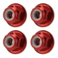 thumbnail image 3 of 4Pcs RC Car Nuts M4 Aluminum Alloy 4mm Inner Diameter RC Car Accessory for 1 / 10 Remote Control VehicleRed, 3 of 12