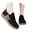Black, variant on 2026 Womens Breathable Knit Slip-On Walking Shoes Comfortable Summer Slip on Loafers Width Orthopedic Casual Backless Sneakers Dressy Flat Clogs Tennis Mules and Slide in with Arch Support