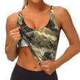thumbnail image 3 of Daiia Epic Dragon Skull Scene Printed Women's Sports Bra, Breathable Activewear Bra with U-Back Design and Removable Pads, Comfortable and Supportive for Yoga, Workout-XX-Large, 3 of 8