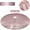 Rose gold, variant on Christmas Tree Skirt,24" Sequin Double Layers Tree Mat Xmas Tree Decorations