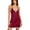 Wine, variant on Levmjia Sleeveless Nightgowns For Women Lace Summer Comfy V-Neck Sleep Dress Mid-Length Soft Breathable Loose Fit Plus Size Homewear Ladies Nightdress Sleepwear