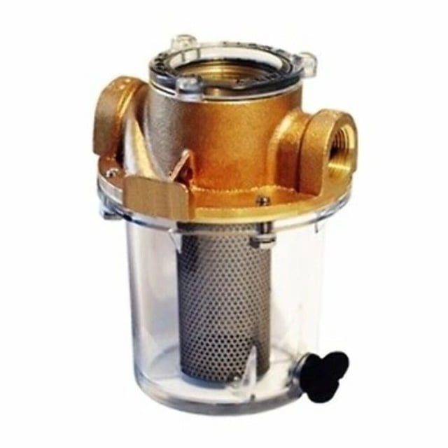 Filtro de agua cruda Groco serie ARG-1500 1-1/2 con cesta de acero inoxidable