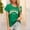 A871 Green, variant on Easter T-Shirt for Women Pastel Bunny and Floral Graphic Crewneck Short Sleeve Relaxed Fit Soft Breathable Festive Holiday Casual Tee Shirt Top