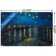 thumbnail image 3 of Starry Night over The Rhone by Vincent van Gogh Wall Poster with Push Pins, 14.725" x 22.375", 3 of 3