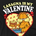thumbnail image 3 of Garfield Lasagna is my Valentine Kids T Shirt for Youth Boys and Girls, Black, Large, 3 of 5