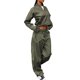 thumbnail image 1 of Txlixc Chaqueta de bolsillo zipper de manga larga para mujeres con pantalones de cuerda Txlixc  moda, 1 of 9