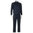 thumbnail image 4 of Disfraz de Gojo Satoru para cosplay, disfraz de Anime Jujutsu Kaisen, uniforme azul marino con peluca, traje de Halloween, uniformes de calidad para hombres, 4 of 5