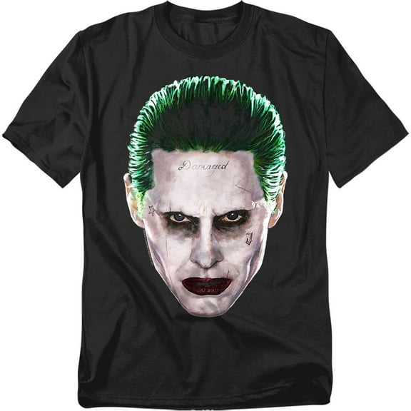 Suicide Squad T-Shirt Joker Head Unisex Graphic Tee For Men & Women