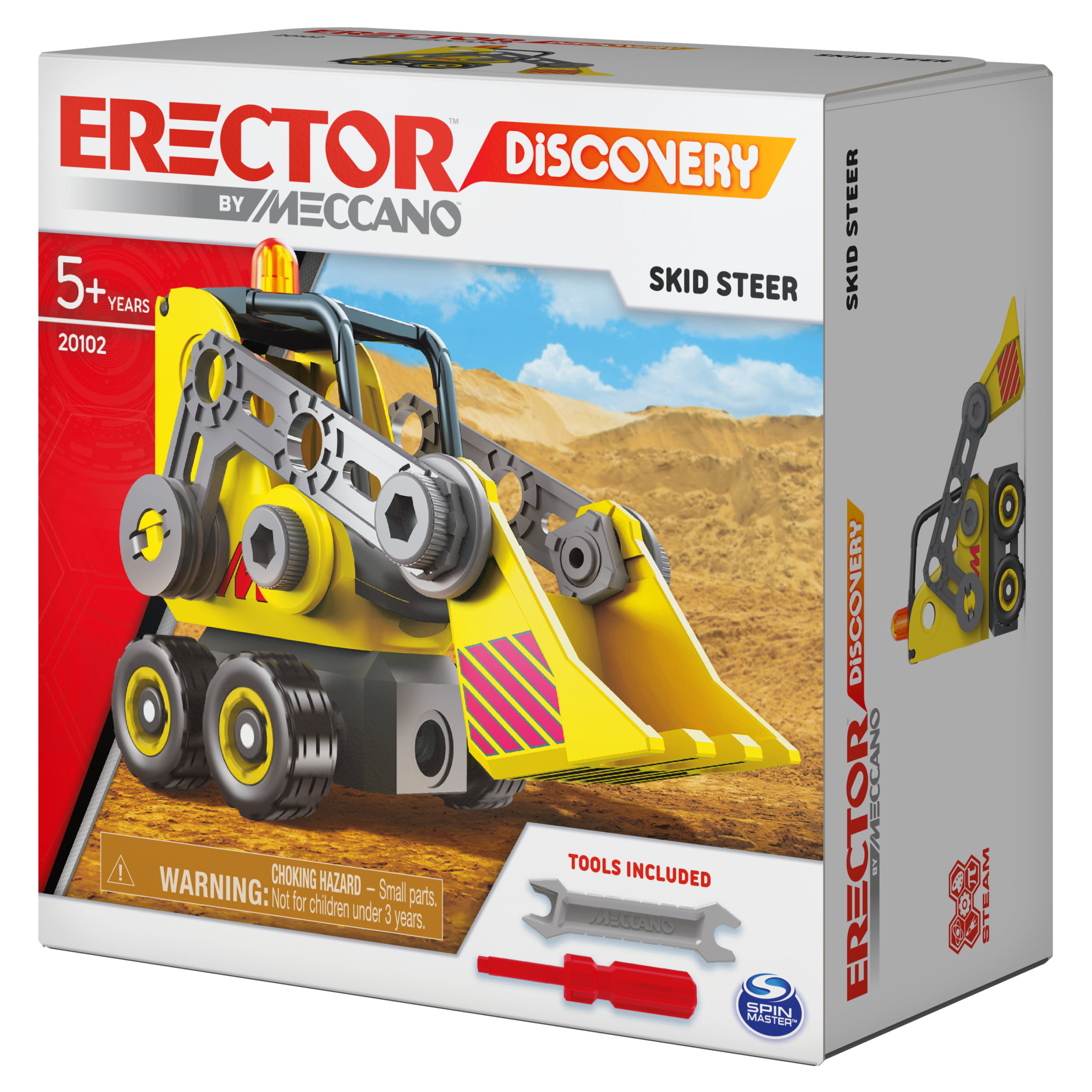 Discovery Erector by Meccano Skid Steer 20102 Steam for sale online 