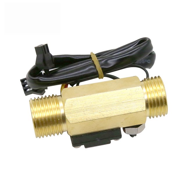Advancent Medidor de sensor de tasa de agua, medidor de medición de temperatura de Metal, pieza de repuesto, accesorio, calentador, aparato Decoración del hogar