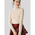 thumbnail image 3 of Sueter Mujer Cuello Unitalla Alto Manga Larga Sueteres Casual Sweater, 3 of 5