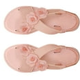 thumbnail image 4 of Wowcloth Women's Floral Decorated Slides – Comfortable Flat Soft Sole for Casual Spring Summer Beach Wear, 4 of 8