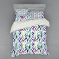 thumbnail image 2 of Ambesonne Abstract Bedding Set 3 Pcs, Oriental Leopard Motif, Twin XL, Multicolor, 2 of 3