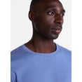 thumbnail image 4 of George Men's and Big Men's Cotton Crewneck Tee with Long Sleeves, Sizes XS-3XL, Big 2XB-6XB & Tall MT-4XLT, 4 of 5