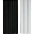 thumbnail image 4 of 9", 7"H Black Wooden Layered Arch Geometric Sculpture, by CosmoLiving by Cosmopolitan (2 Count), 4 of 11