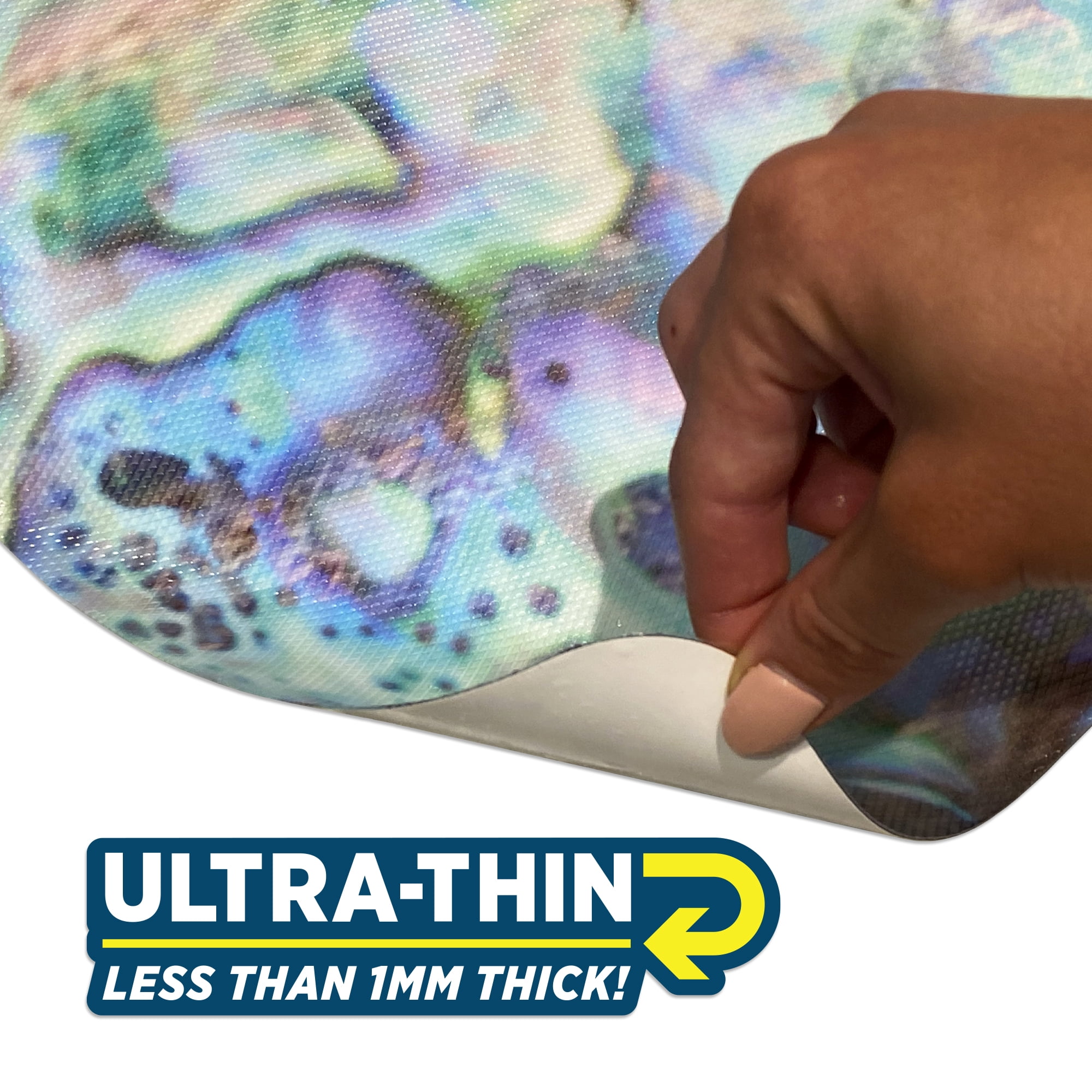 Kahuna Grip Non Slip Bath & Shower Safety Mat - Electric Shells (14in x 27in)