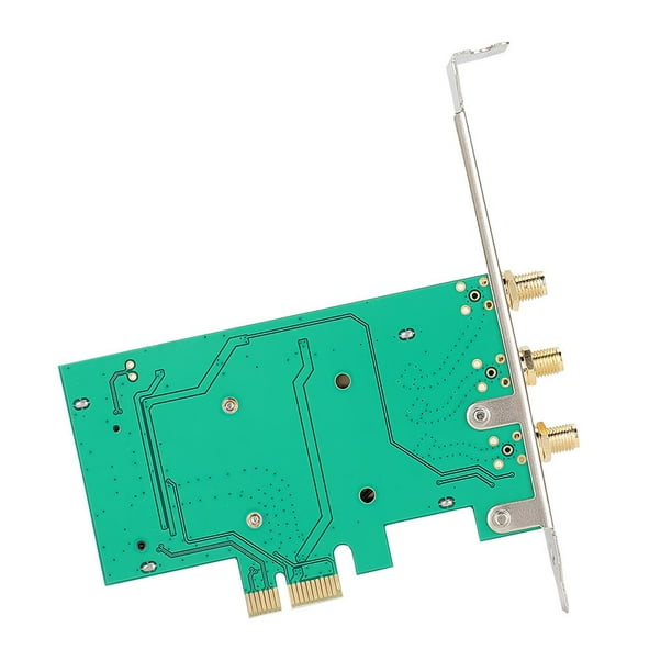 Tarjeta De Red Inalámbrica Controlador De Interfaz De Red De Alta Velocidad De 450Mbps Compatible Con 3 Antenas Externas Tarjeta Lan De Computadora Tarjeta Ethernet 2.4G Compatible Con Pci-E Inevent EL011524-00
