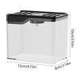 thumbnail image 3 of Desktop Goldfish Tank, Small Multifunctional Transparent Aquarium for Home Decor, Living Room, Office Desk, Elegant Mini Fish Tank for Indoor Use - 4.72x3.94x3.14 in, 3 of 6