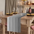 thumbnail image 2 of Table Runners 70 Inches Long Dress Scarves, Grey Ombre Wooden Farmhouse Coffee/Dining/Kitchen Table Decor, Holiday Table Runner, Farmhouse Retro Gray Wood Gradient 13x70 Inch, 2 of 9