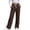 Brown, variant on Women's Straight Leg Pants Ultra Soft Tech Relaxed Casual Lounge Pants with Pockets Drawstring Elastic Waist Loose Lightweight Workout Hiking Trousers