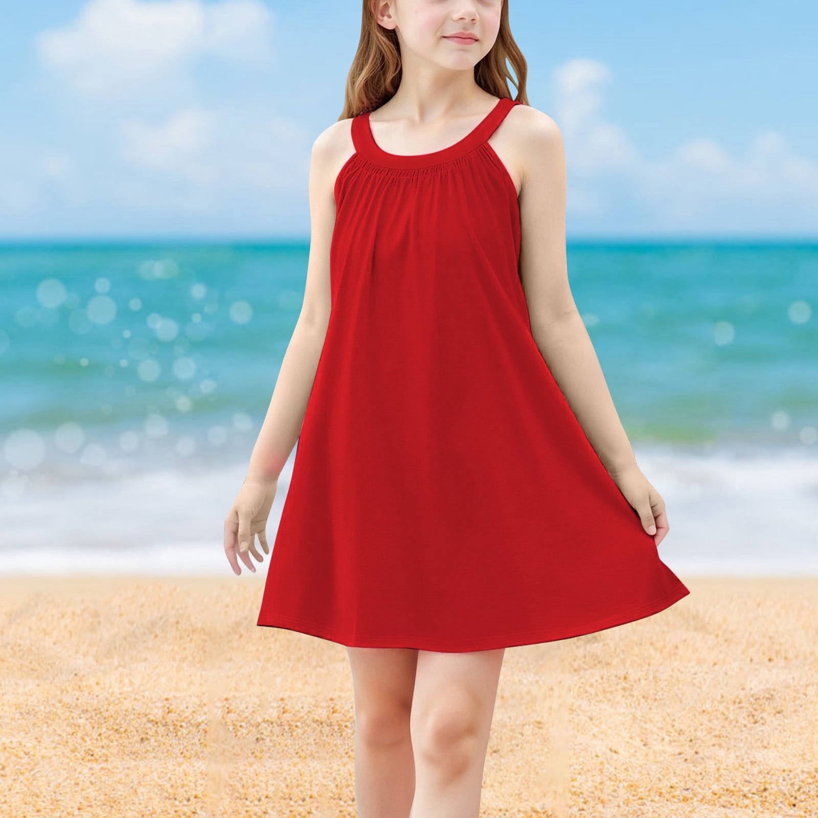 a line summer dresses canada Plus Size Cotton Summer Dresses Canada Plus Size Light Neck Floral Print  Smocked Waist A-Line