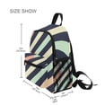 thumbnail image 3 of FORMRS School Backpack with Front Zippered Pocket 12" Student Travel Daypack, Isometric Green, 3 of 6