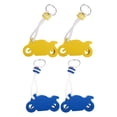 thumbnail image 1 of 4x Portable Floating Motorcycle Keychain Buoyant Keyring Water Sports Accessories kusrkot Llavero flotador de motocicleta, 1 of 8