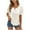 Beige, variant on Patlollav Womens Tshirts Under $10, Womens Summer Tops Short Sleeve V-Neck Solid Casaul Jacquard T-Shirt Blouses