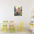 thumbnail image 2 of Stupell Industries Dinosaur Leafy Green Jungle Canvas Wall Art, design by Creative Studio, 20 x 16, 2 of 7