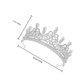 thumbnail image 2 of WEUVEB Tiara Para Novia Con Delicado Y Brillo De Rhinestones Para, 2 of 8
