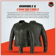 thumbnail image 3 of Daniel Smart Women’s Leather Jacket – Lambskin Motorcycle Leather Jacket with Lightweight Design & Multiple Pockets, 3 of 7