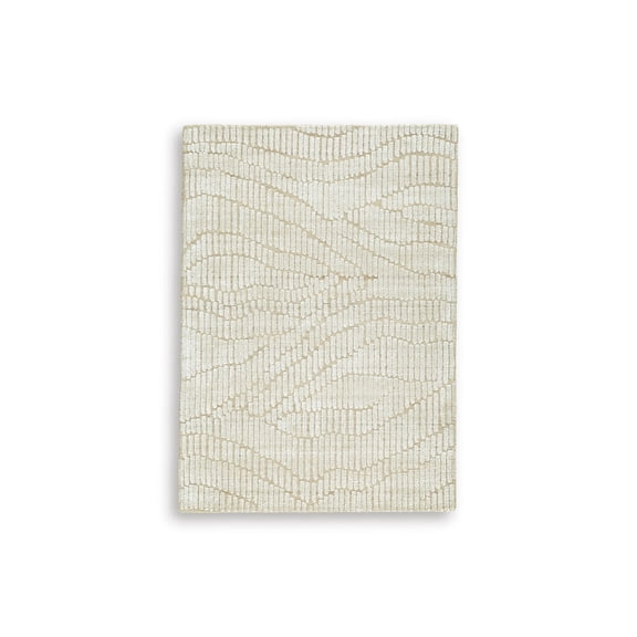 Signature Design by Ashley Jaseena 5' x 7' Area Rug, Beige Tan Abstract