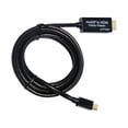 thumbnail image 2 of Cirago 6ft Mini DisplayPort to HDMI Full HD 1080p Plug and Play Portable Display Adapter Male Cable for Laptop/PC to Your HDMI HDTV/Monitor, 2 of 5