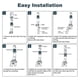thumbnail image 3 of Dishwasher Air Gaps Cover, Dishwasher Air Gaps Caps for Kitchen Sink, Solid Brass Dishwasher Overflow Vent Caps Kit, 3 of 5