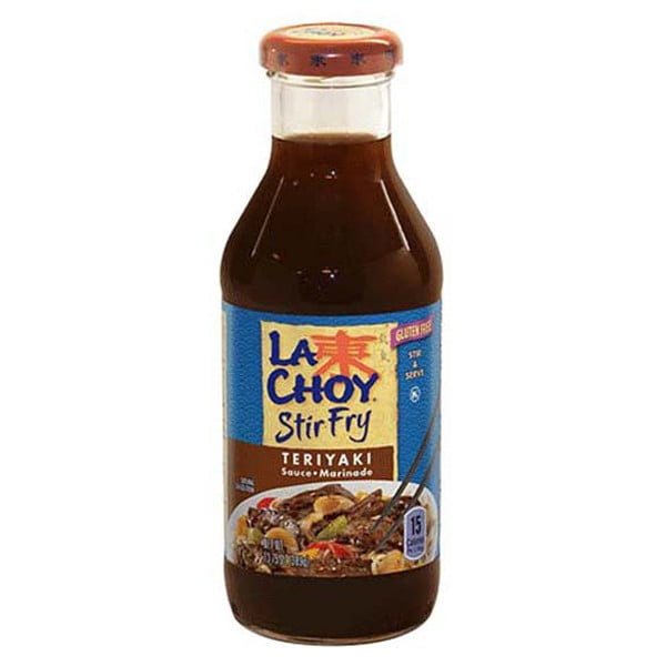La Choy Stir Fry Teriyaki Sauce/Marinade 13.75 oz Glass Bottles - Pack