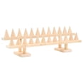 thumbnail image 1 of lionlar Multi Layer Rings Jewelry Display Stands Wood Fingers Showcase for Shows Jewelry 2 Layer 24 Fingers, 1 of 9