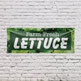 thumbnail image 5 of Farm Fresh Lettuce Banner Sign 36 Inch x 96 Inch | 13 oz Vinyl with Metal Grommets | Heavy-Duty Single-Sided Outdoor Durable Printed High-Quality Weatherproof | Made in the USA, 5 of 6