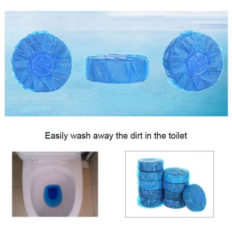 Toilet Cleaner Ball Powerful Automatic Flush Toilet Bowl Deodorizer for Bathroom Cleaning New, Size: 4pcs, Other