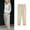 Beige womens pants, variant on up to 60% off Gifts Usmixi Womens Cropped Pants Casual Solid Drawstring Elastic Waist Plus Size Linen Trousers Ladies Loose Straight Leg Pocket Long Pants Light Blue XL