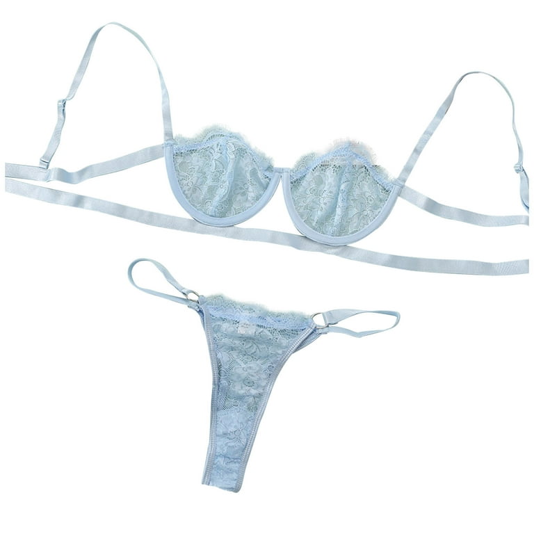 Buy ZITIQUE Comfort Lace Lingerie Set (Bra And Panty) - Caramel 2023 Online