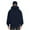 Navy, variant on qolati Mens Hoodies with Face Mask Zip Up Ski Mask Jacket Double Hooded Sweatshirt Casual Long Sleeve Windproofs Athletic Coat with Pockets