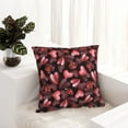 thumbnail image 5 of Wukai Ladybugs and Red Hearts Premium Polyester Fleece Pillow Covers with Hidden Zipper Closure,Luxuriously Soft and Durable-12"x12", 5 of 7