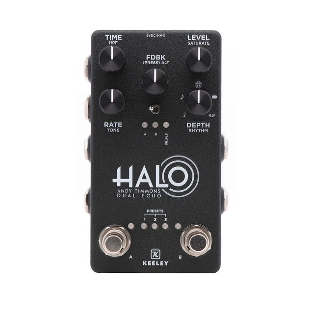 Pedal de efectos Keeley Halo Andy Timmons Dual Echo Khalo