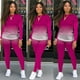 thumbnail image 4 of Ropa de mujer de otoño, pantalones de manga larga con degradado, traje deportivo de ocio de dos piezas, 4 of 5