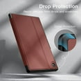 thumbnail image 6 of JETech Case for Samsung Galaxy Tab A8 10.5-Inch 2022 (SM-X200/X205/X207), Slim Folio Stand Protective Tablet Cover, Multi-Angle Viewing, Auto Wake/Sleep (Wine), 6 of 6