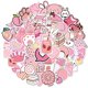 thumbnail image 1 of 50PCS Lindas pegatinas rosas para botellas de agua, pegatinas para computadora portátil Hydroflask Skateboard, paquete de pegatinas de vinilo impermeables Navidad, 1 of 5