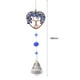thumbnail image 3 of Crystal Windchime Tree of Life Catcher - Adorno decorativo (corazón azul oscuro), 3 of 4