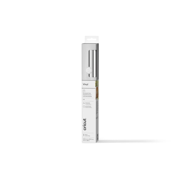 Cricut® Foil Vinyl - 12 in x 48 in, 12" x 48",Silver